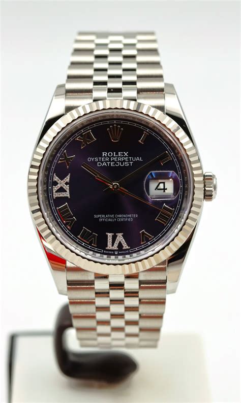 rolex datejust quadrante viola|Rolex Datejust 31 NUOVO 2024 quadrante in diamanti a ore 6 .